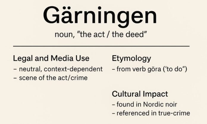 Gärningen Gärningen