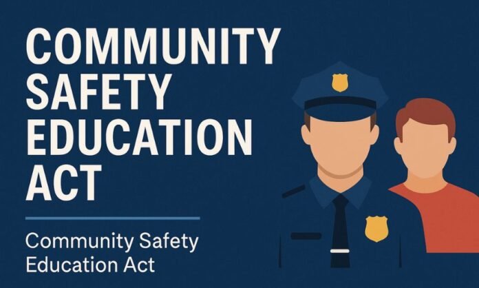What is The Purpose of The Community Safety Education Act What is The Purpose of The Community Safety Education Act